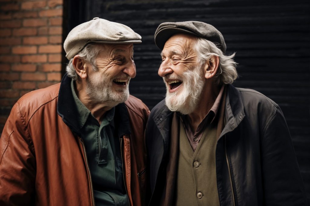 03 Image elderly men friends, social engagement